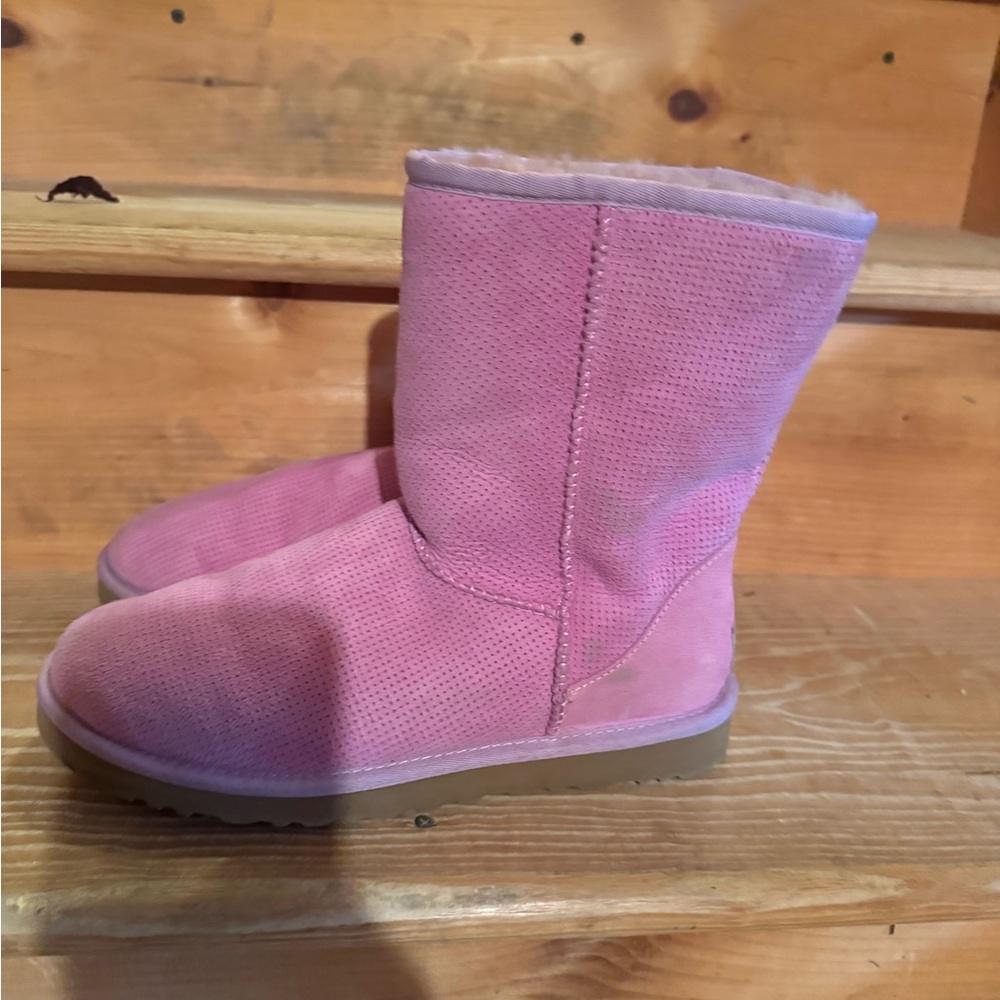 UGG Pink Winter Boots